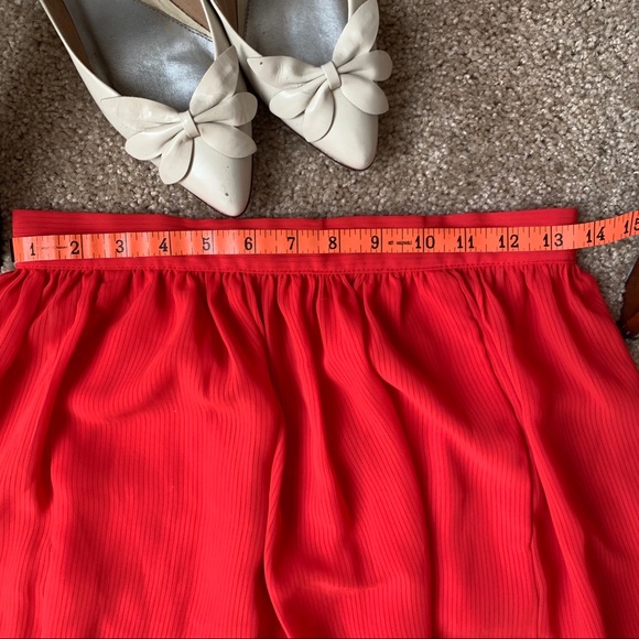 Vintage Sheer Red California Skirt - Picture 9 of 13